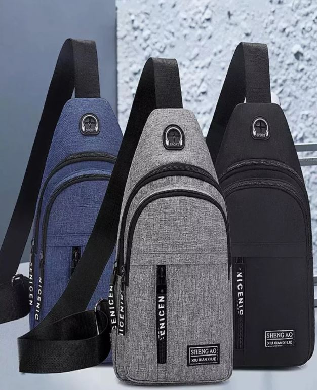 Bolso bandolera tipo carriel multiusos