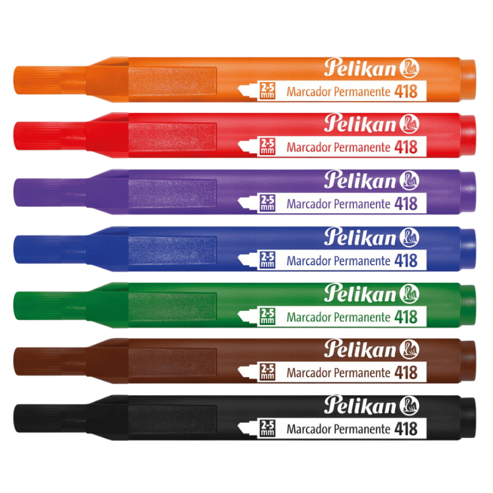Marcador PK 418 Permanente X6 Punta Fina - Vista 1
