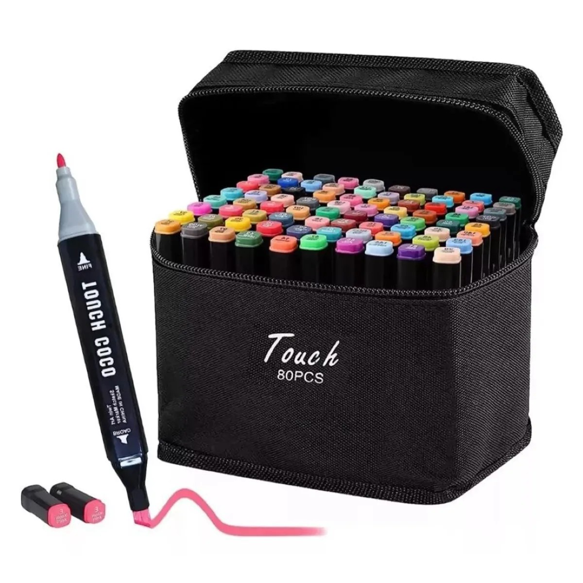 Marcadores Doble Punta Set 80 Piezas