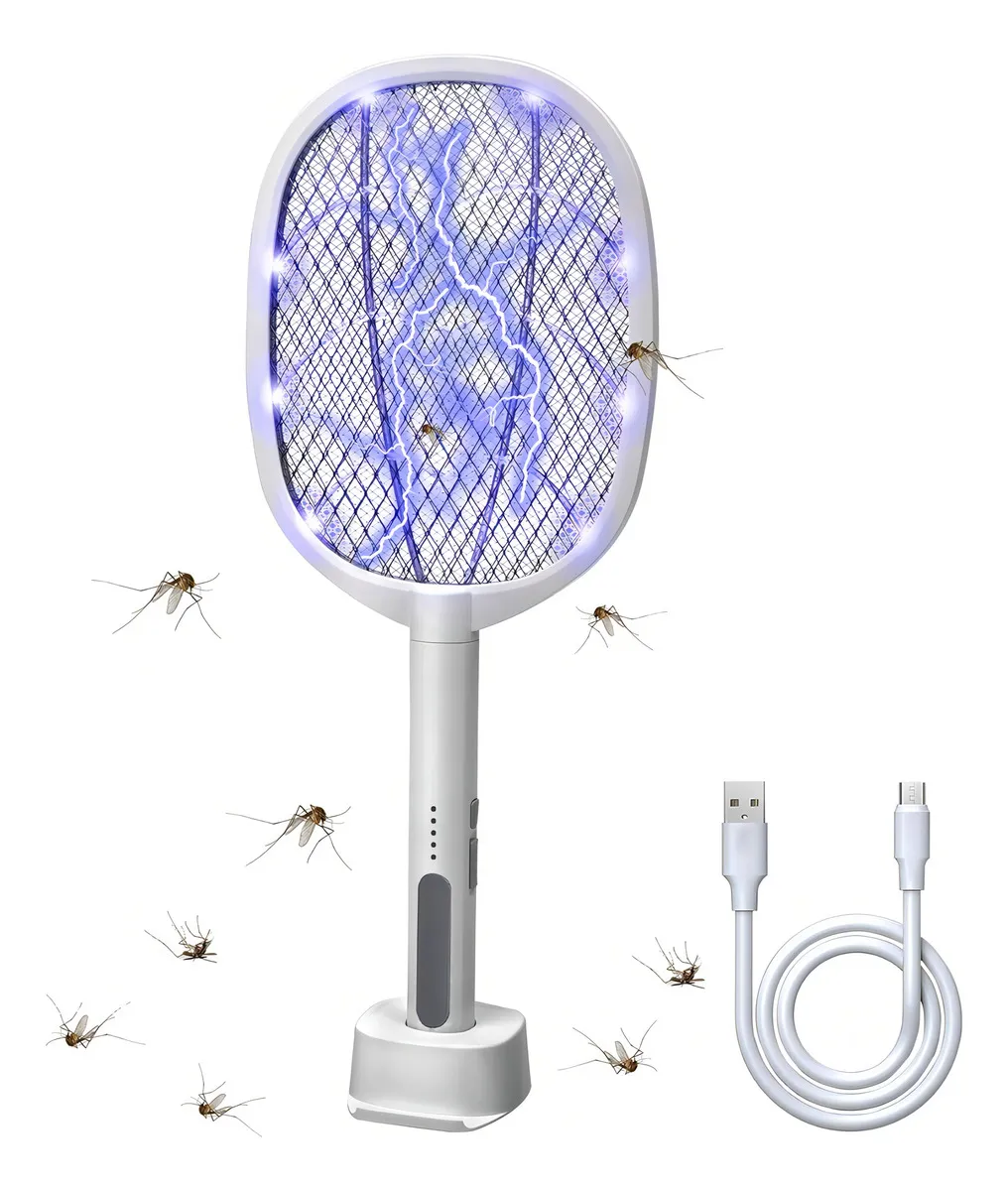RAQUETA MATAMOSQUITO RECARGABLE