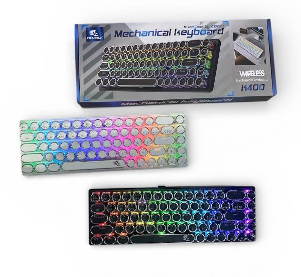 TECLADO MECÁNICO 80% RGB K400