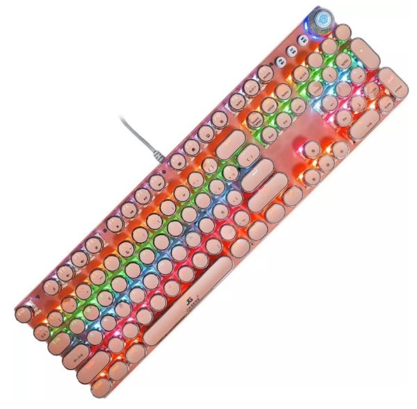 TECLADO MECÁNICO RGB TECL REDONDA JG670