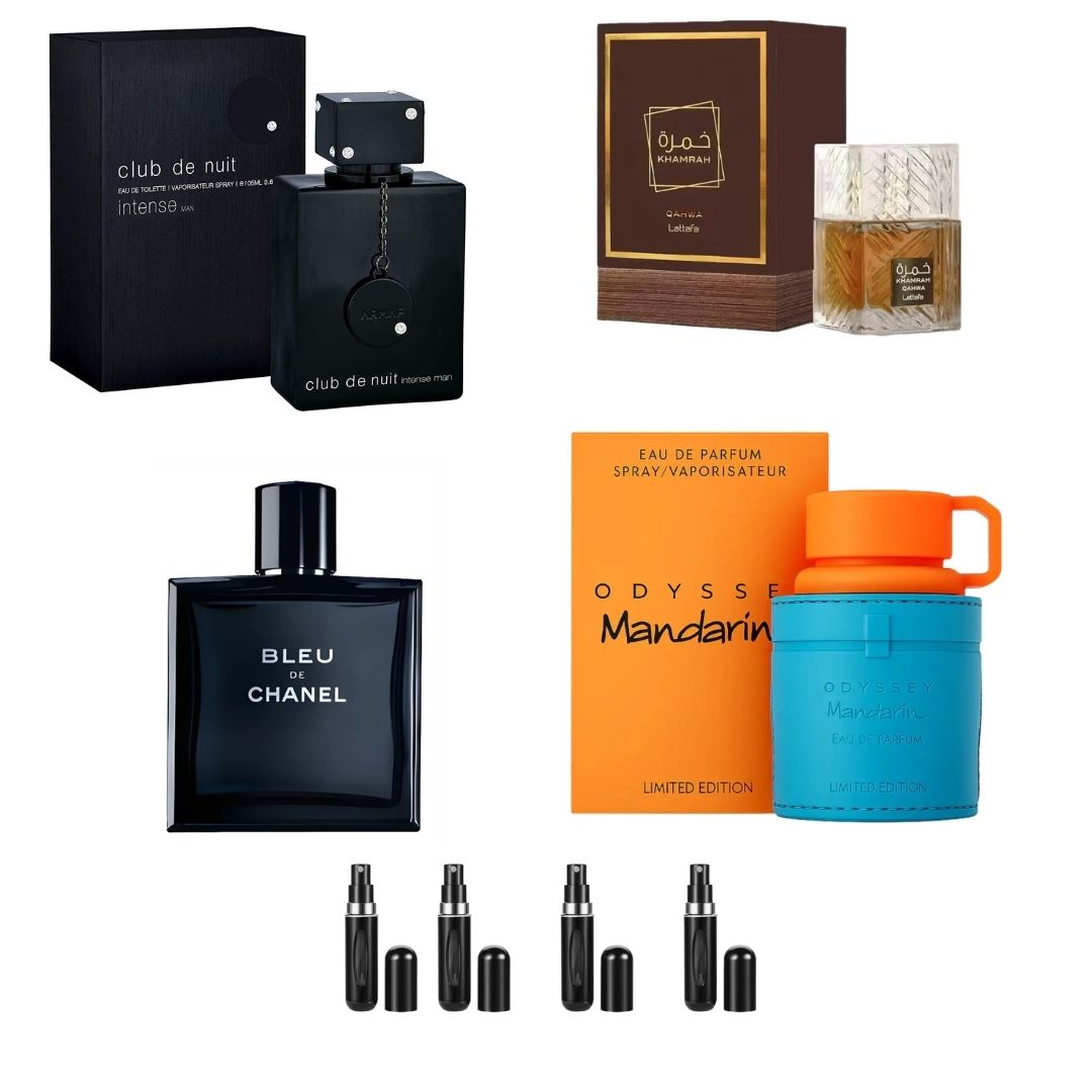 COMBO 4 PERFUMES+4PERFUMEROS