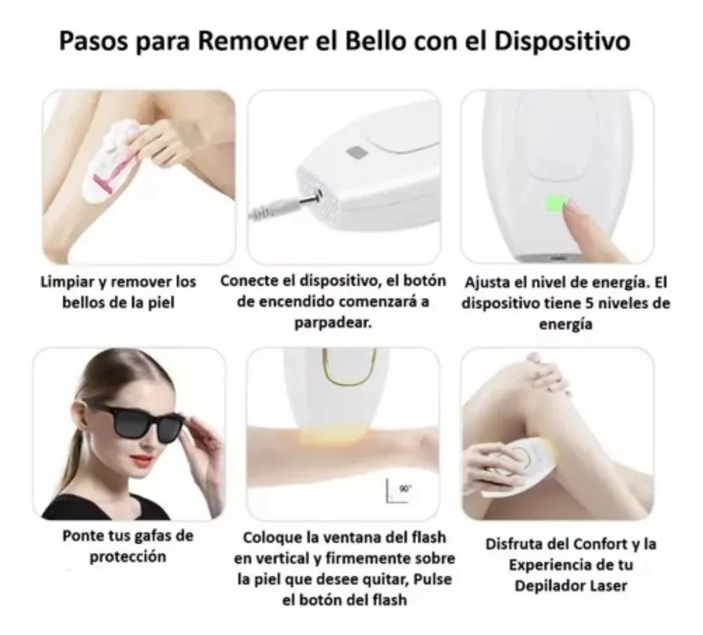 Vista 2 de DEPILADOR LASER IPL PERMANENTE