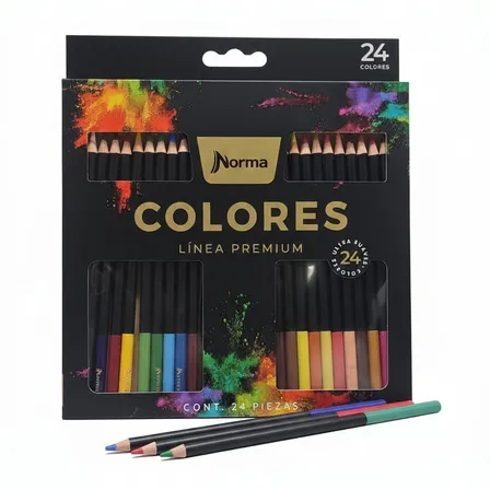 Lápices de Colores Dark x24