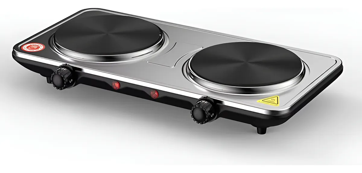 Estufa Electrica 2 Quemadores Sokani