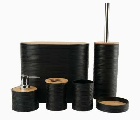 SET DE ACCESORIOS DE BAÑO GRANDE X 6