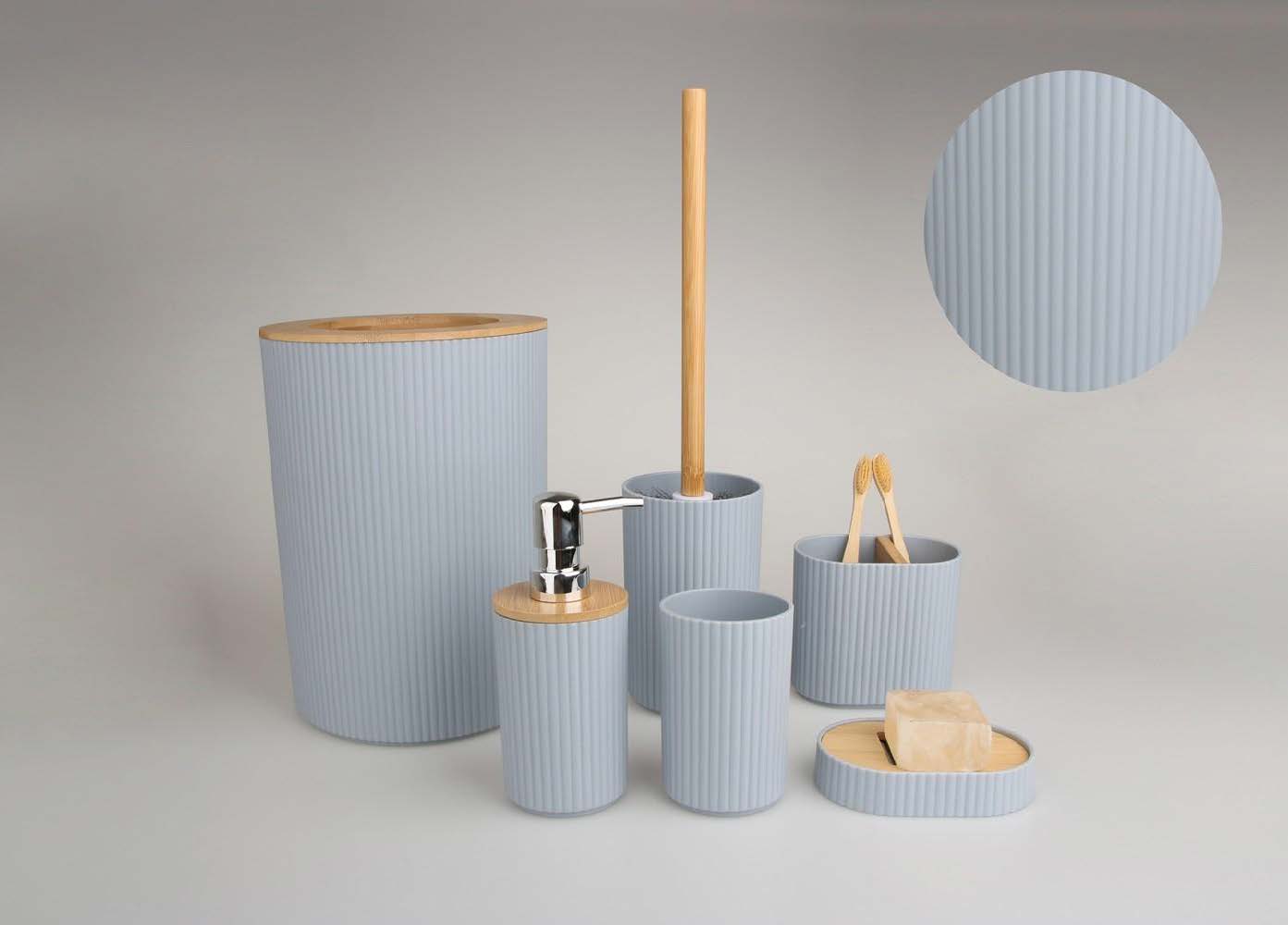 SET DE ACCESORIOS DE BAÑO PEQUEÑO X6