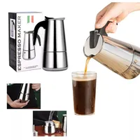 Cafetera Italiana 4 Tazas Acero Inoxidab