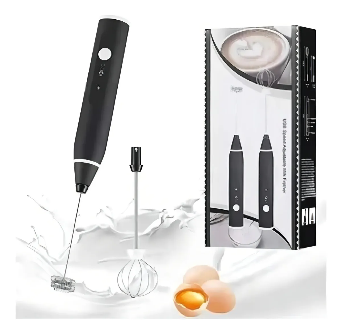 Espumador de Leche Eléctrico Recargable