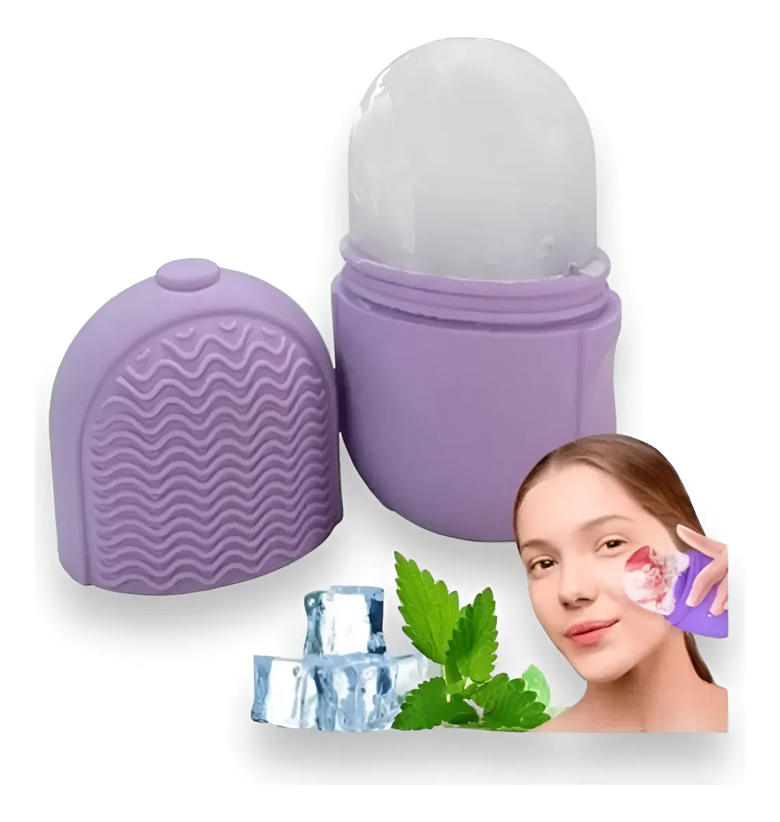 Masajeador Facial Hielo y Limpiador