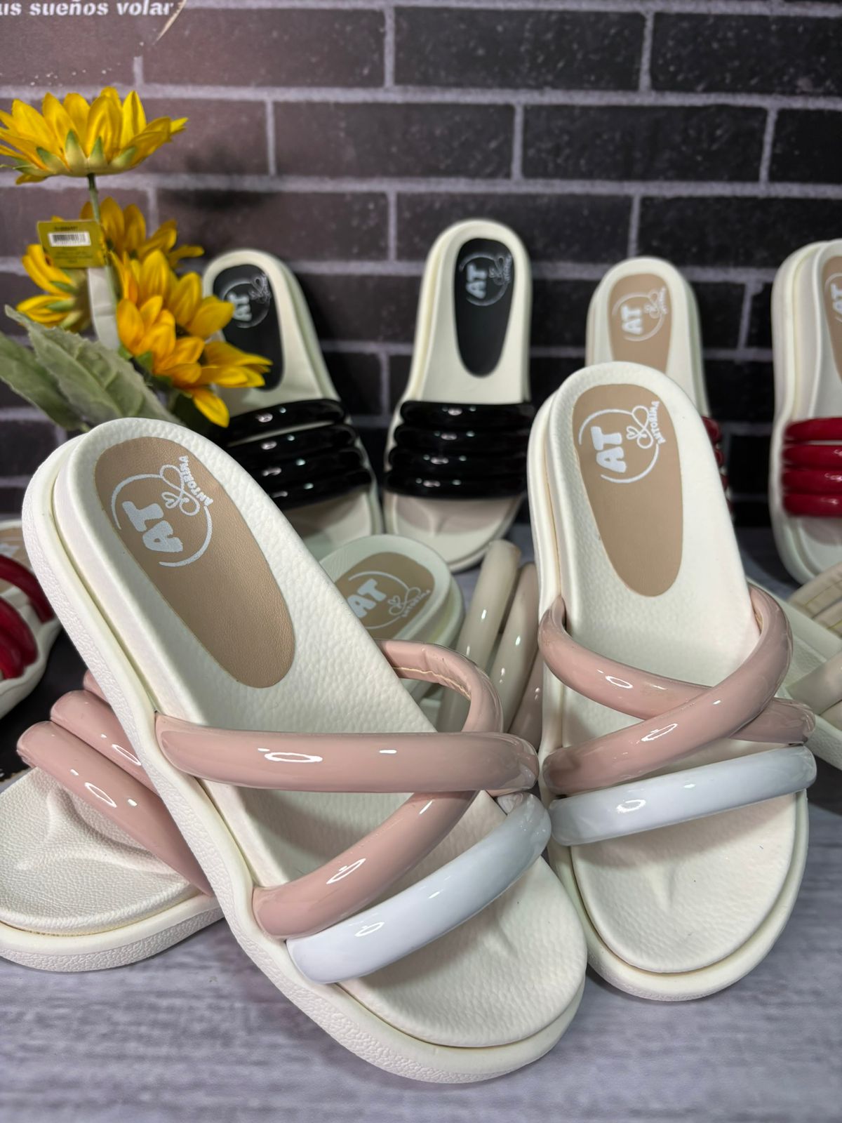 Sandalia Crema - Vista 1