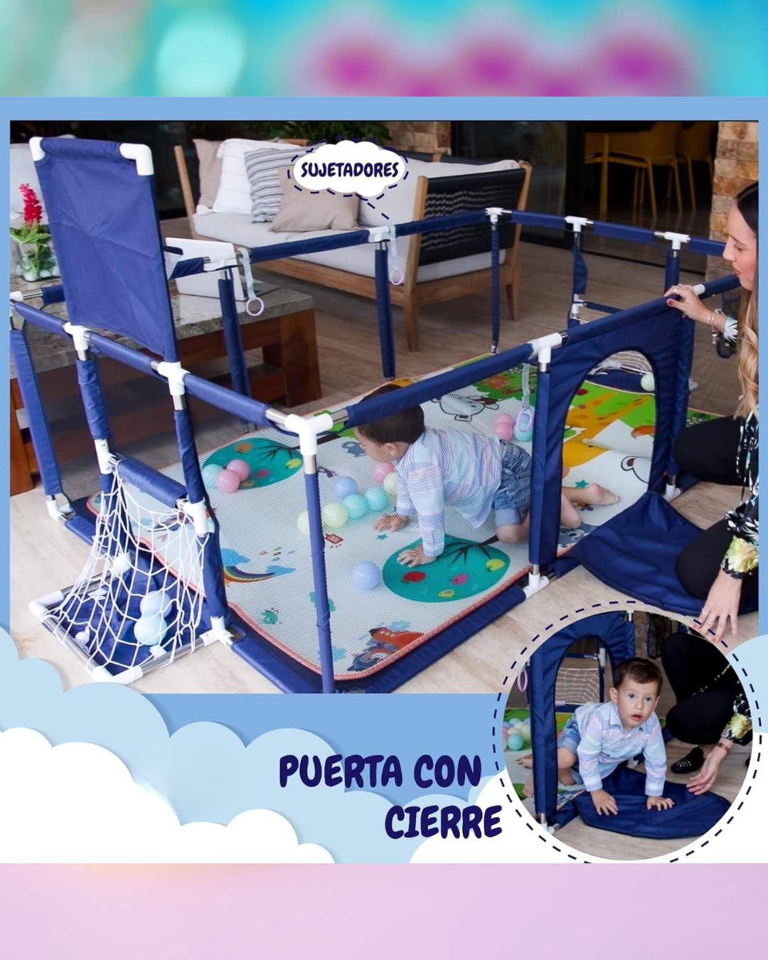 CORRAL PORTERIAS + TAPETE - Vista 1