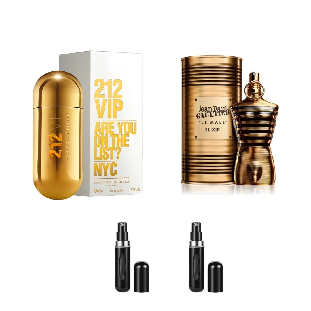 212 VIP DAMA+LEMALE ELIXIRLT+2PERFUMEROS