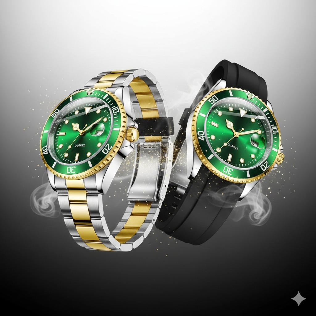 Combo *2 Reloj Acero Y Silicona TPW - Vista 1