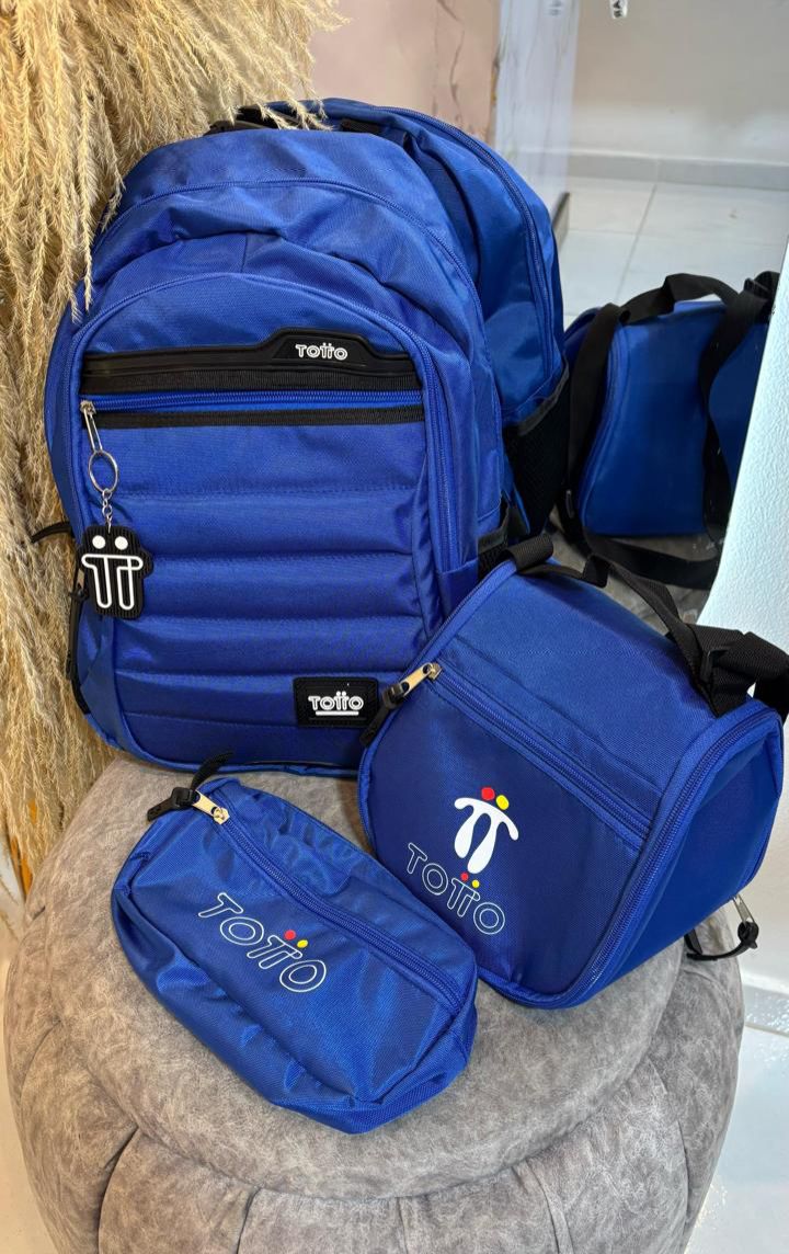 PROMO, BOLSO TRIO CABALLERO UNICOLOR - Vista 1