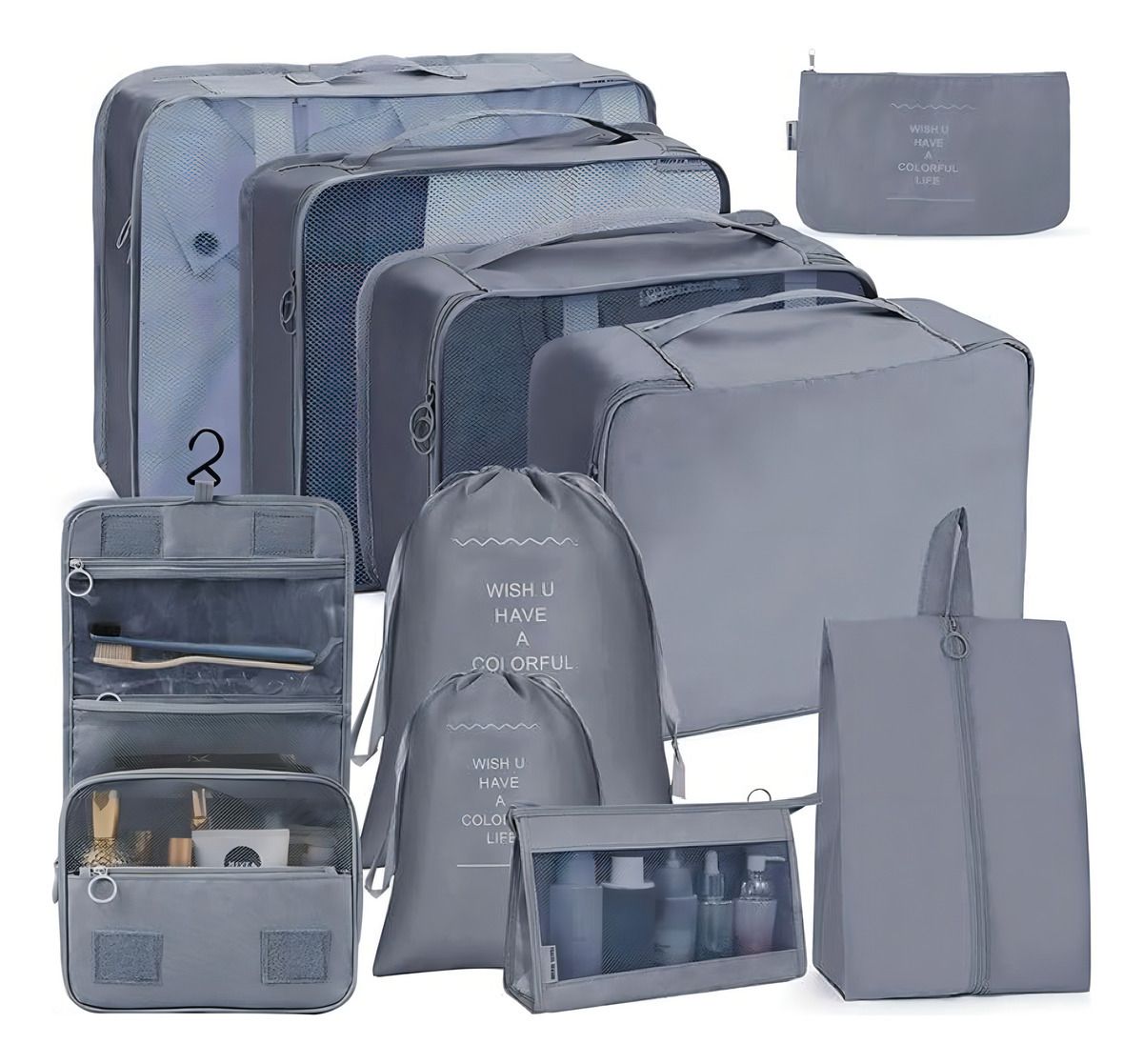 Kit viajero 11 piezas