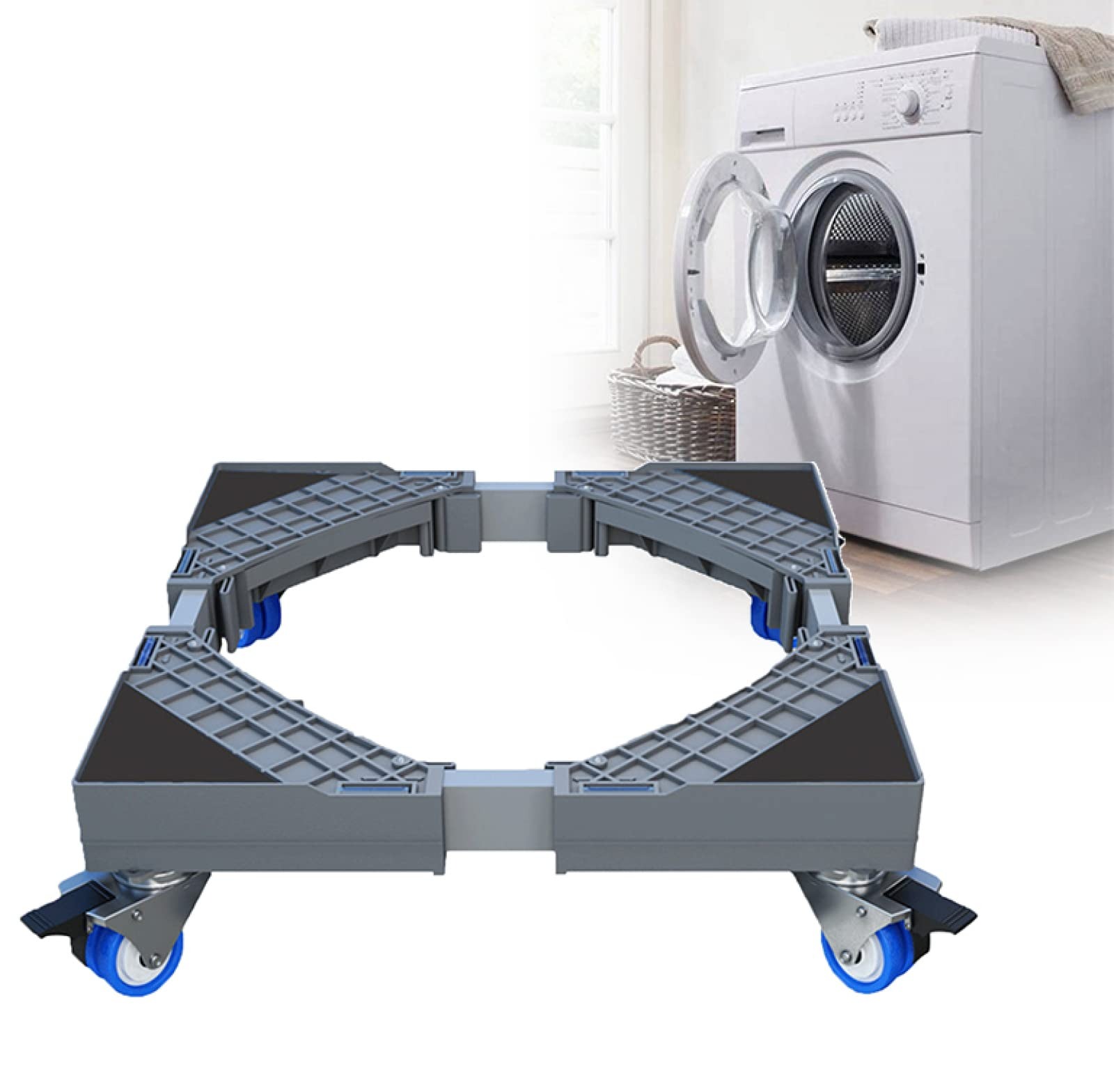 Base Móvil Ajustable con Ruedas para Ele