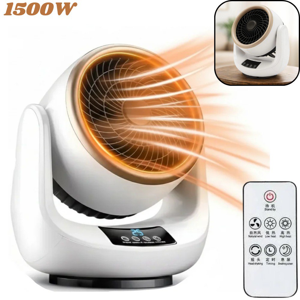 Calentador Ventilador De Aire 1500w