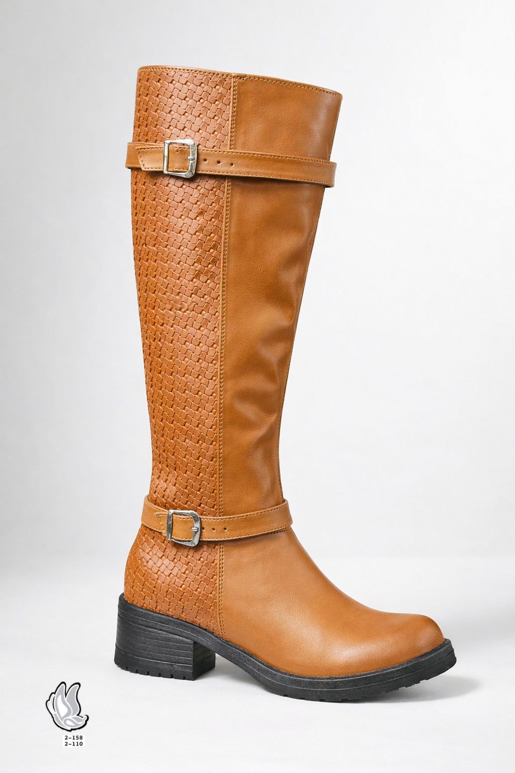 BOTA LARGA DOBLE CORREA - Vista 1