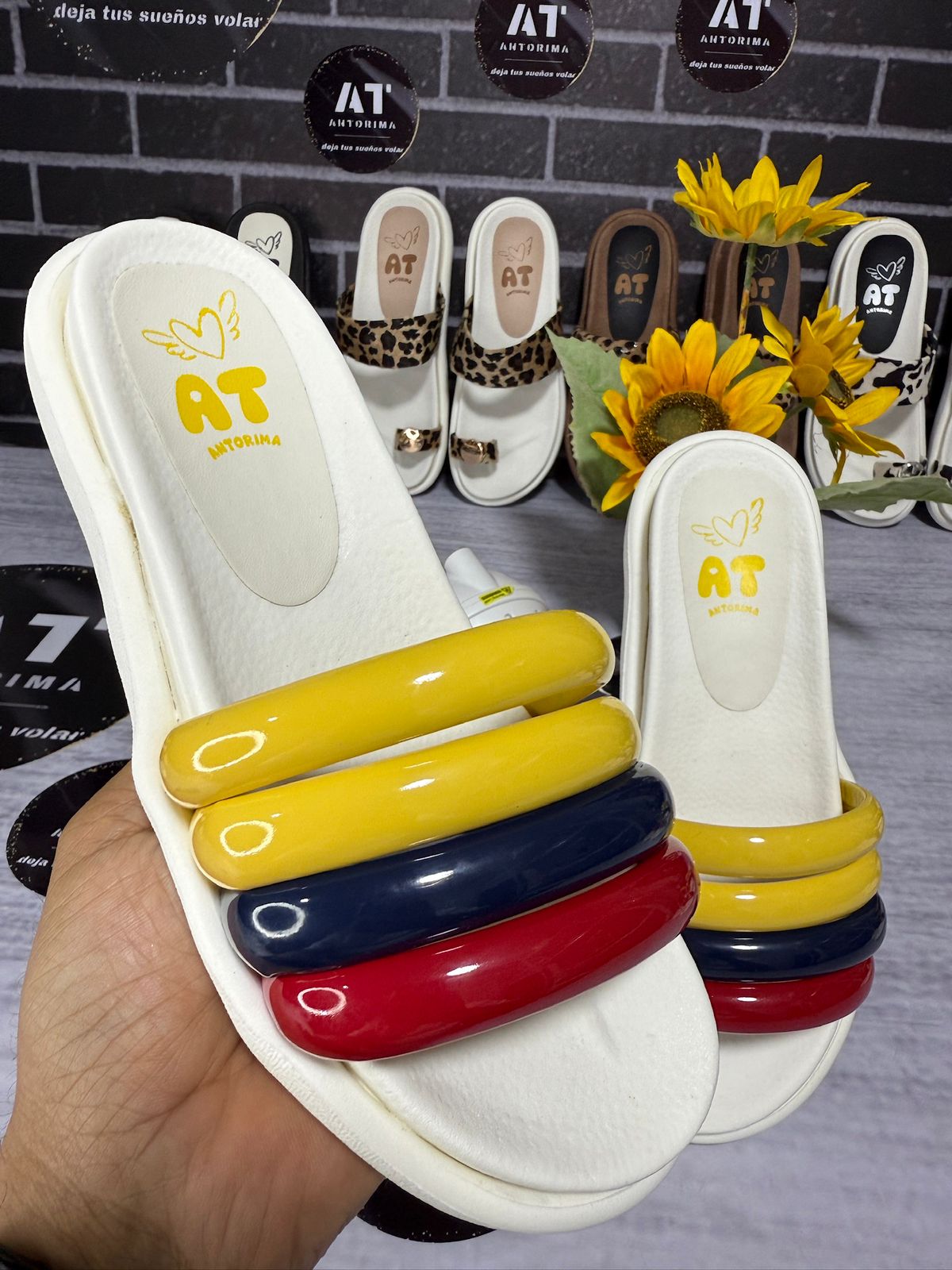 Sandalia Tricolor Ref02 - Vista 1