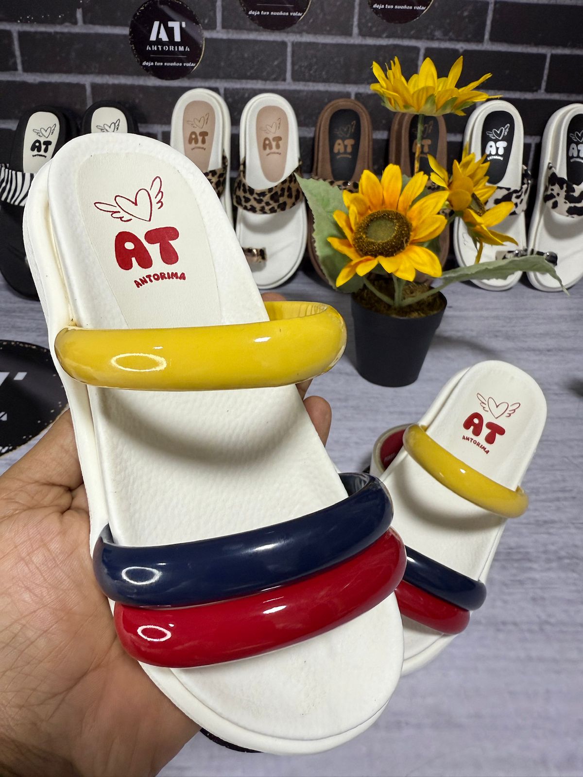 Sandalia Tricolor Ref03 - Vista 1