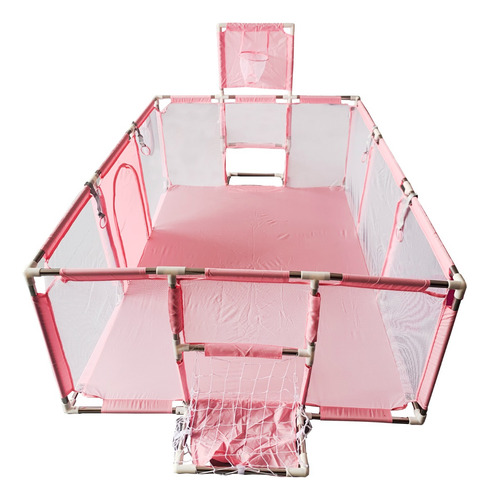 PARQUE INFANTIL TIPO CORRAL COLOR ROSA👶