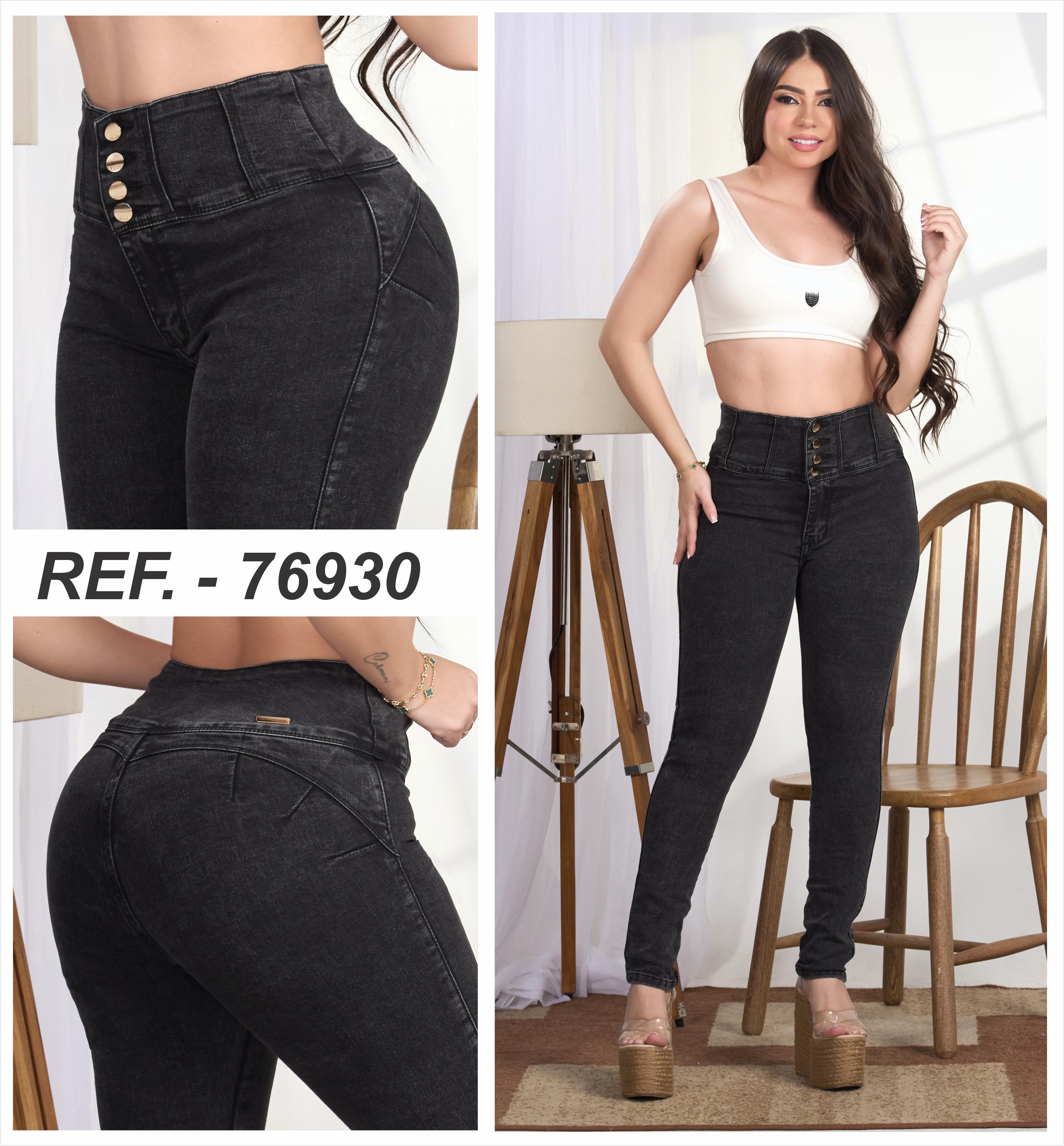 JEANS 4 BOTONES , GRIS HUMO 76930 - Vista 1