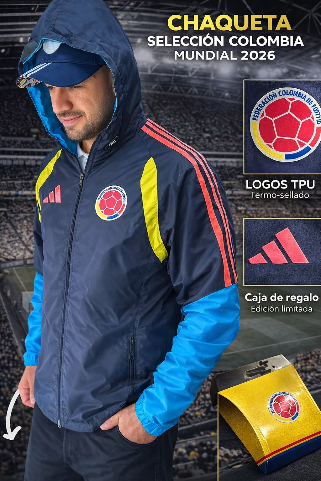 Chaqueta De Presentación Colombia Mu -1 - Vista 1