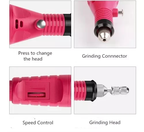 Miniatura 4 de Kit Pulidor De Uñas Eléctrico Manicure P