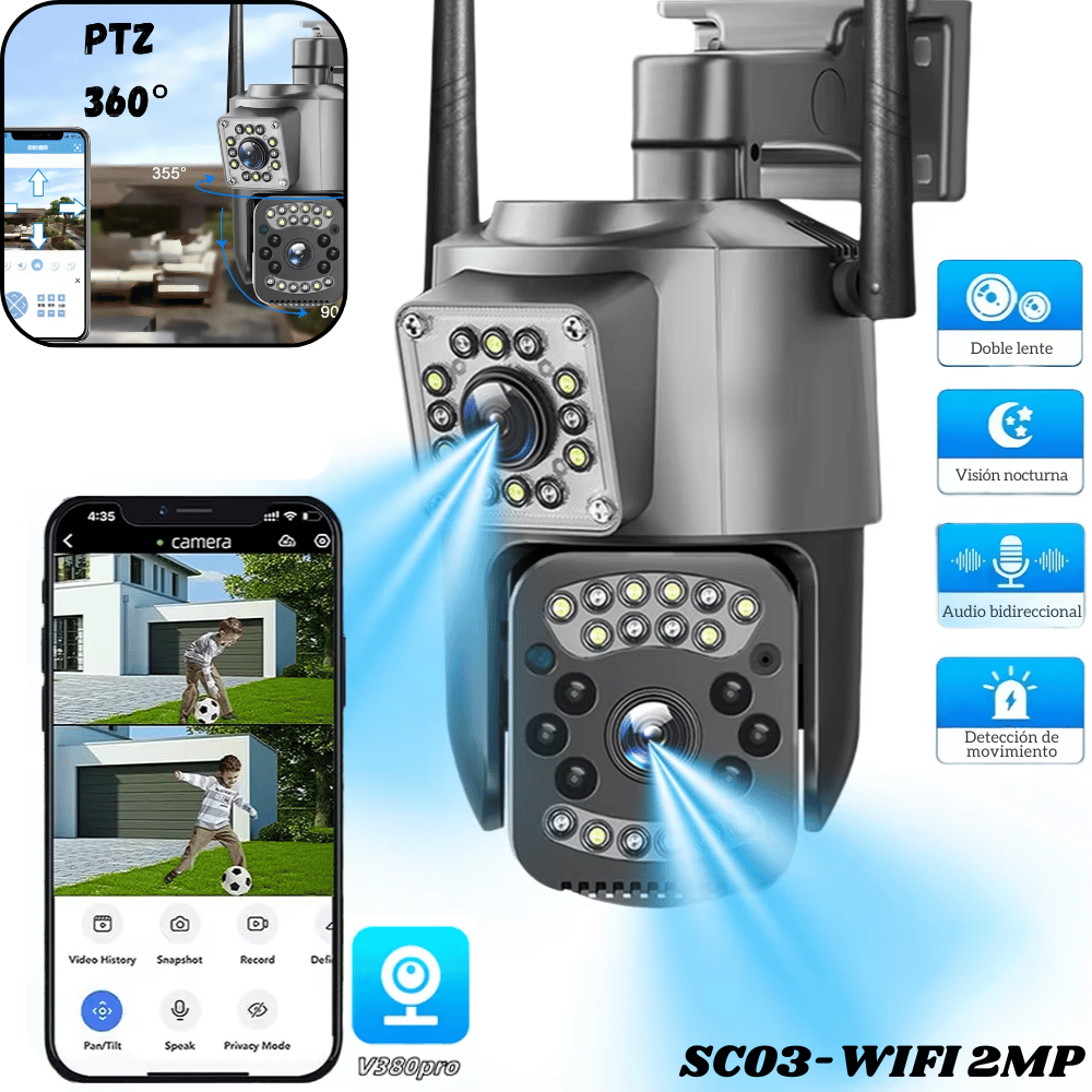 Camara De Seguridad Ip V380 Para Exterio