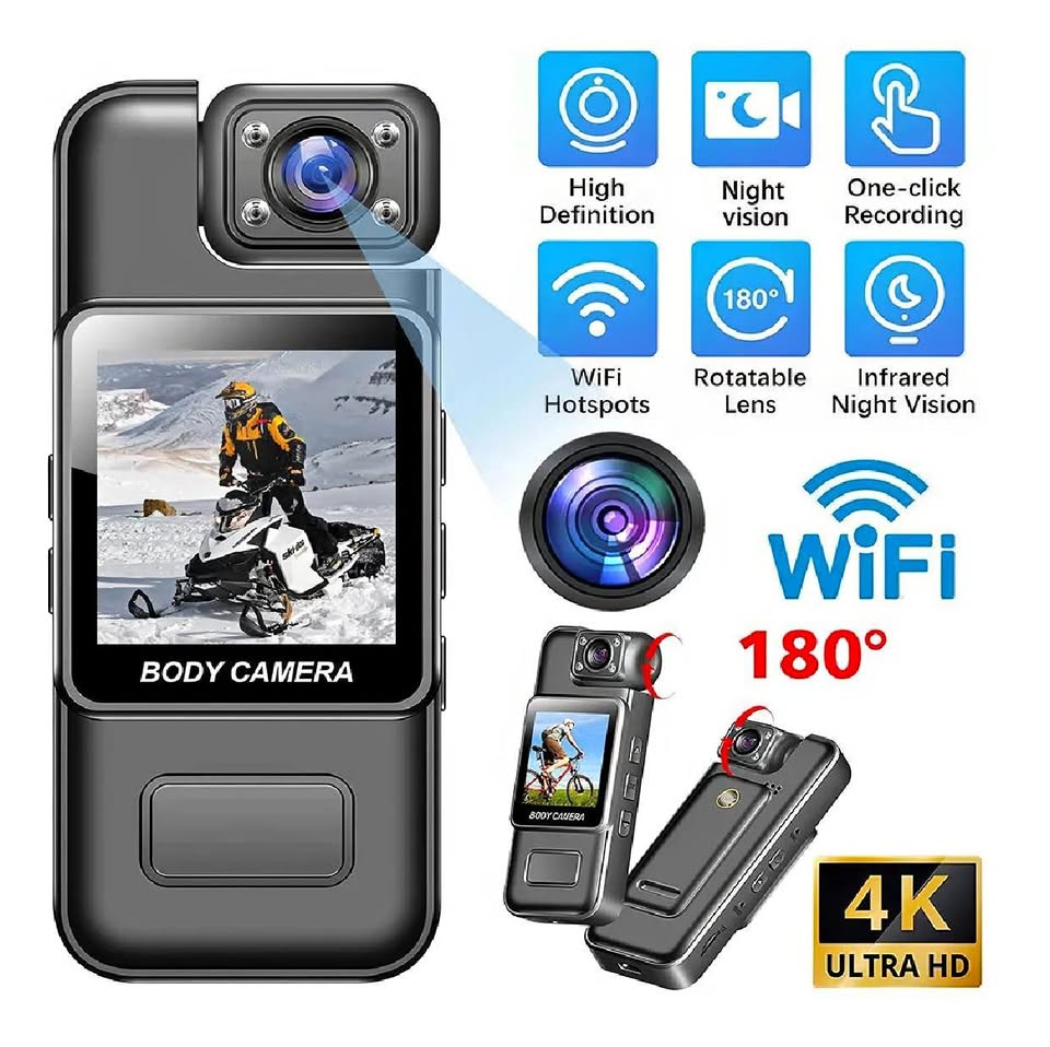 Mini Body Camera 4K HD