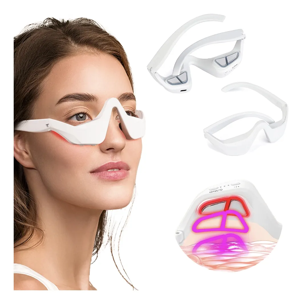 Masajeador de Ojos EMS con Luz Roja