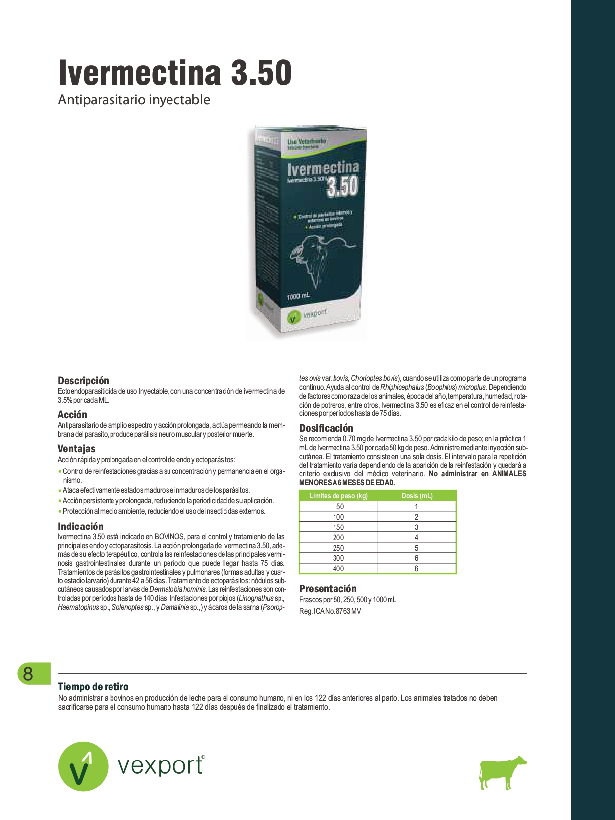 IVERMECTINA 3.5% VEXPORT - Vista 1