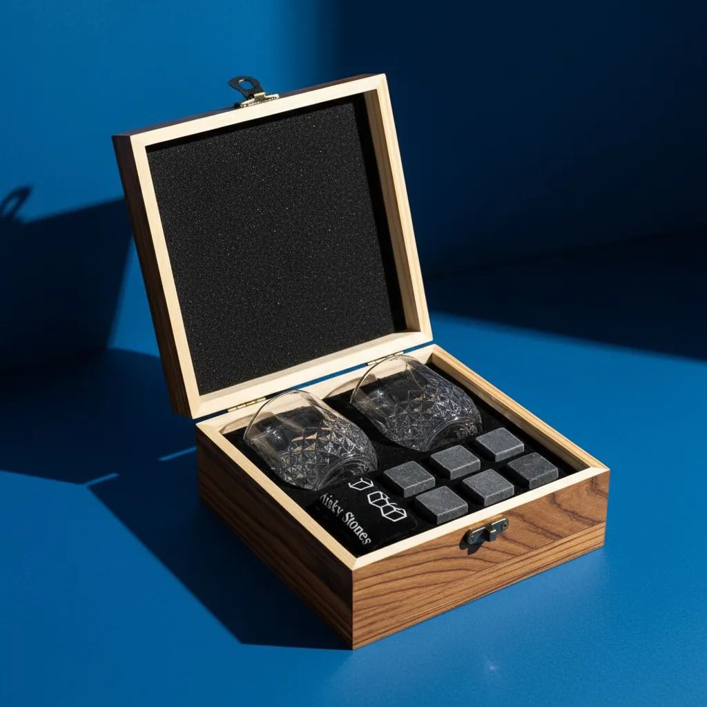 SET WHISKY CON ESTUCHE ELEGANCIA PEQ