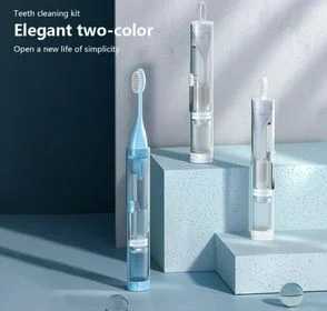 Cepillo dientes con dispensador de crema