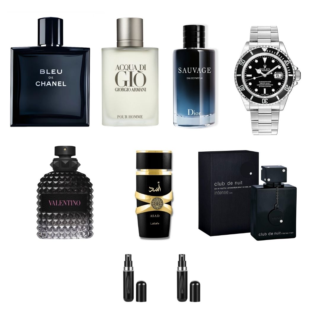 COMBO 7 PERFUMES+2PERFUMEROS