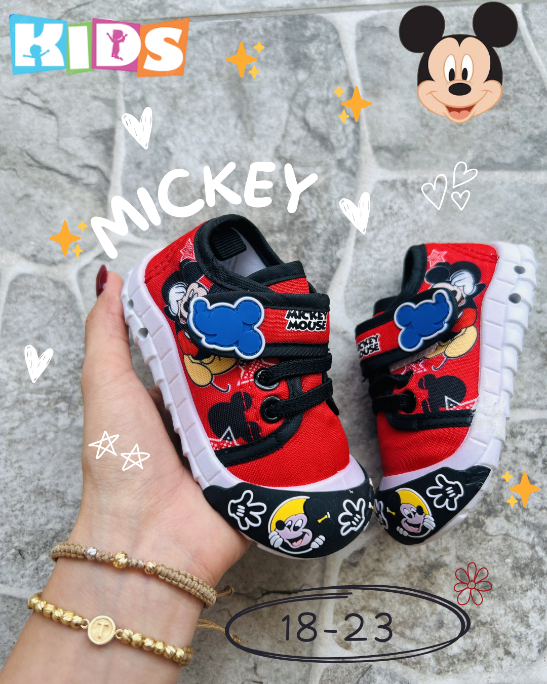 TENIS BABY MICKEY - CALZADO