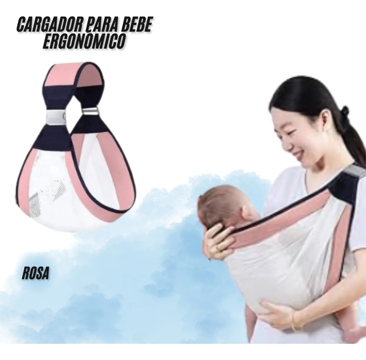 Vista 3 de PORTABEBES MULTIFUNCIONAL - COLOR: ROSADO
