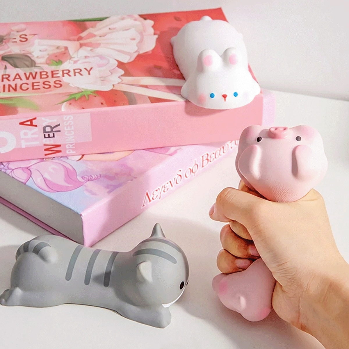 Miniatura 3 de Reposa Muñeca Kawaii Antiestres NET2405 - Color: Rosa