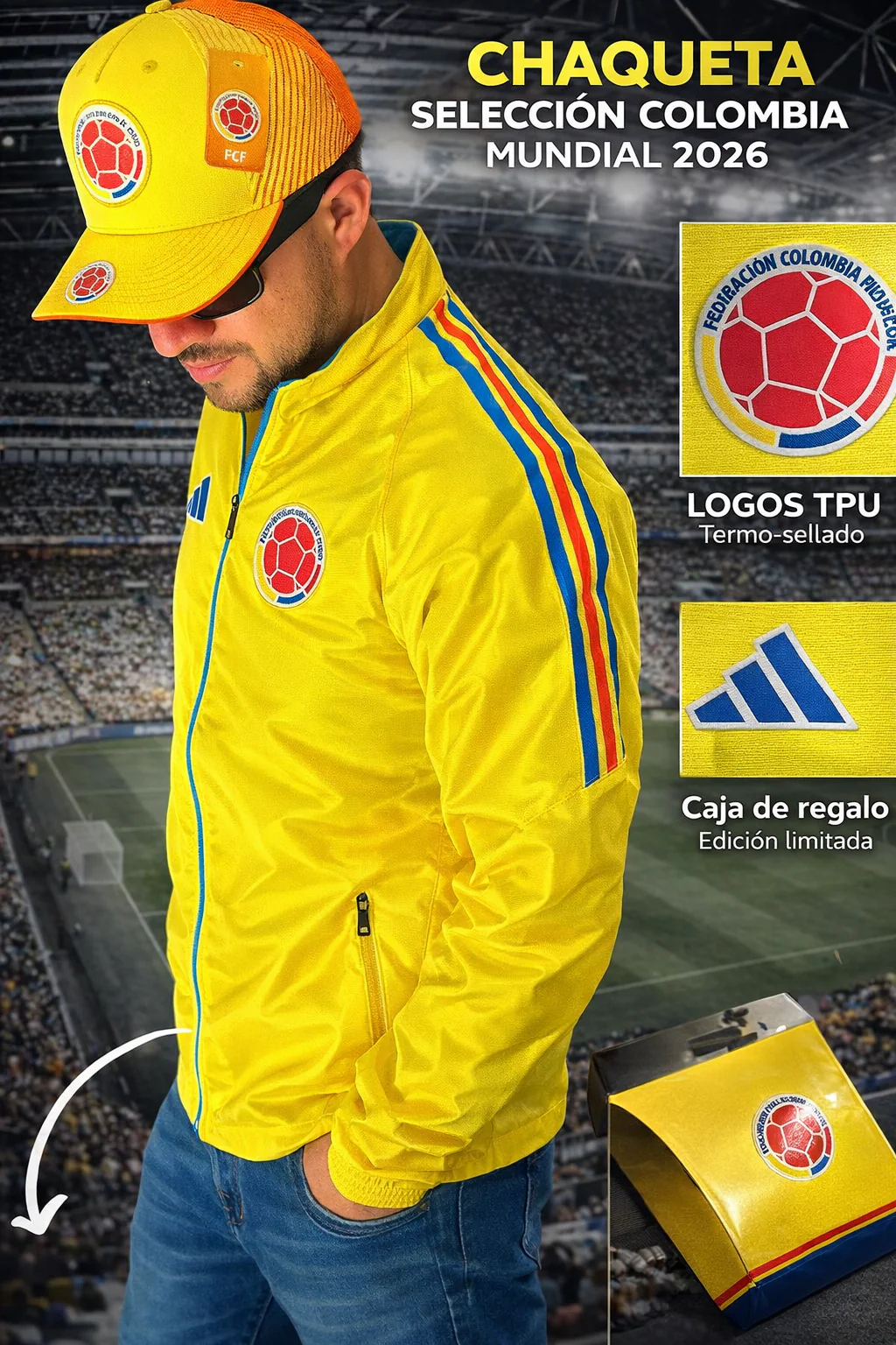 Chaqueta De Presentación Colombia Mundia - Vista 1