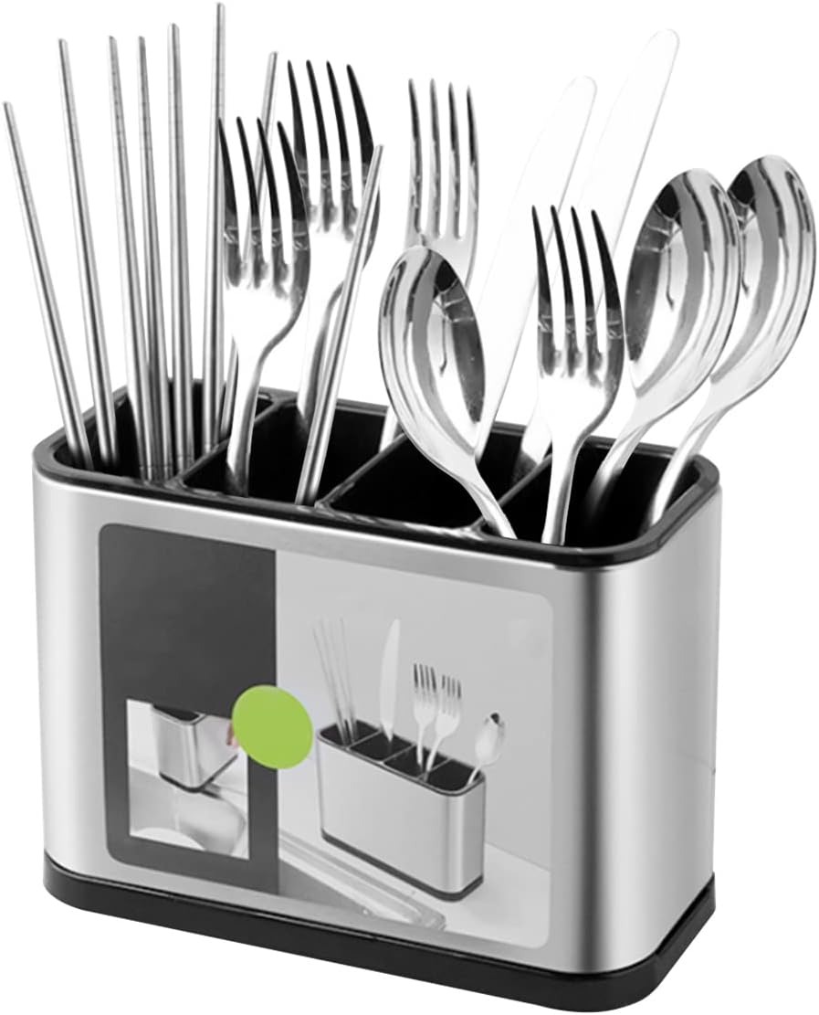 Organizador De Cucharas Acero Inoxidable