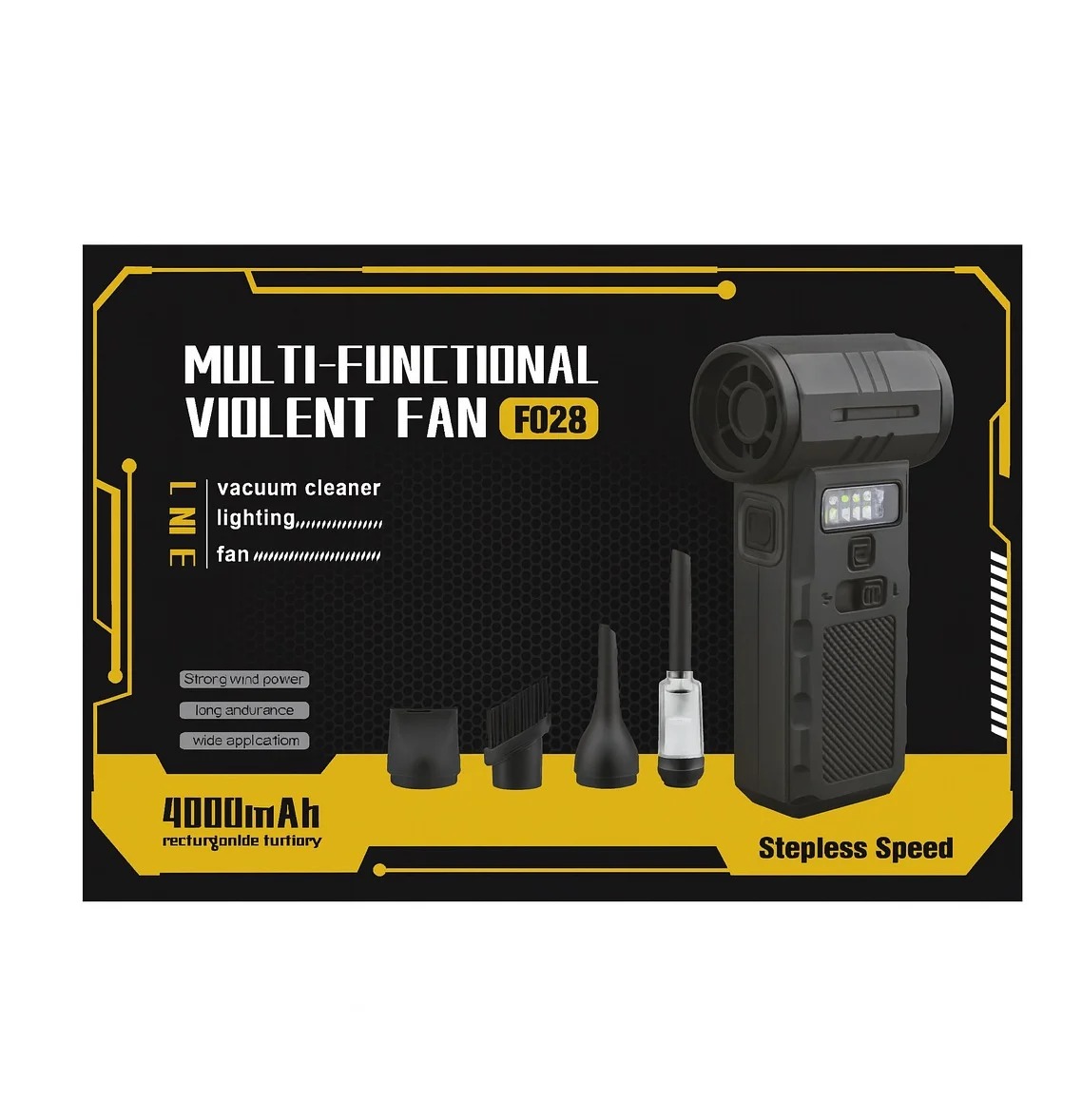 Sopladora Aspiradora F028 Multifuncional