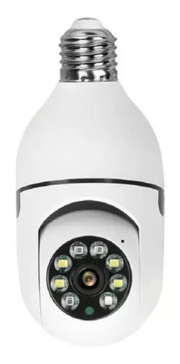 Camara Bombillo Giratoria De Seguridad W