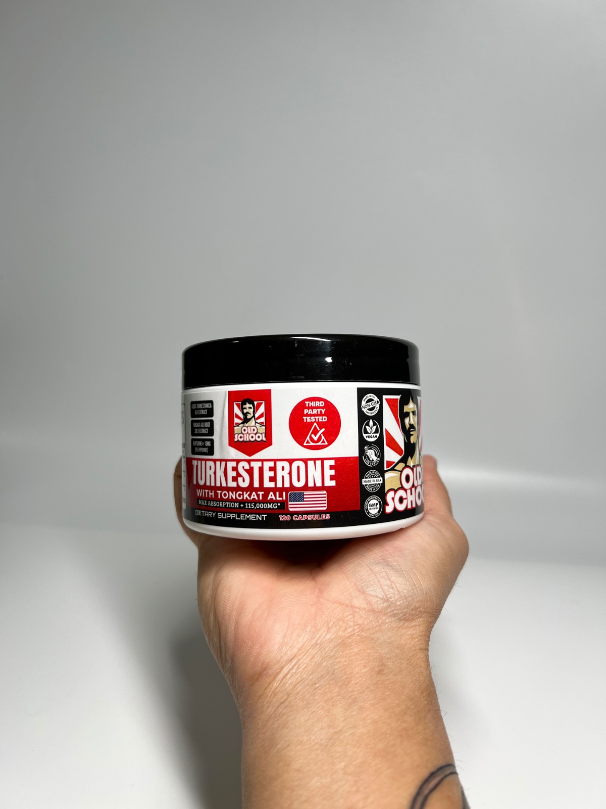 TURKESTERONE WITH TONGKAT ALI 120CAPS