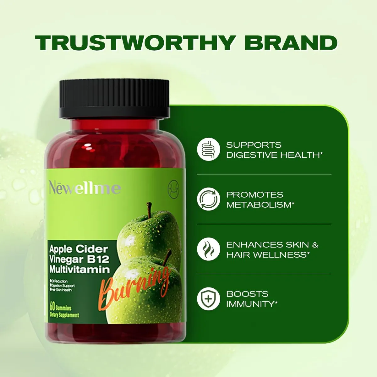 GOMAS APPLE CIDER VINAGRE 60UND