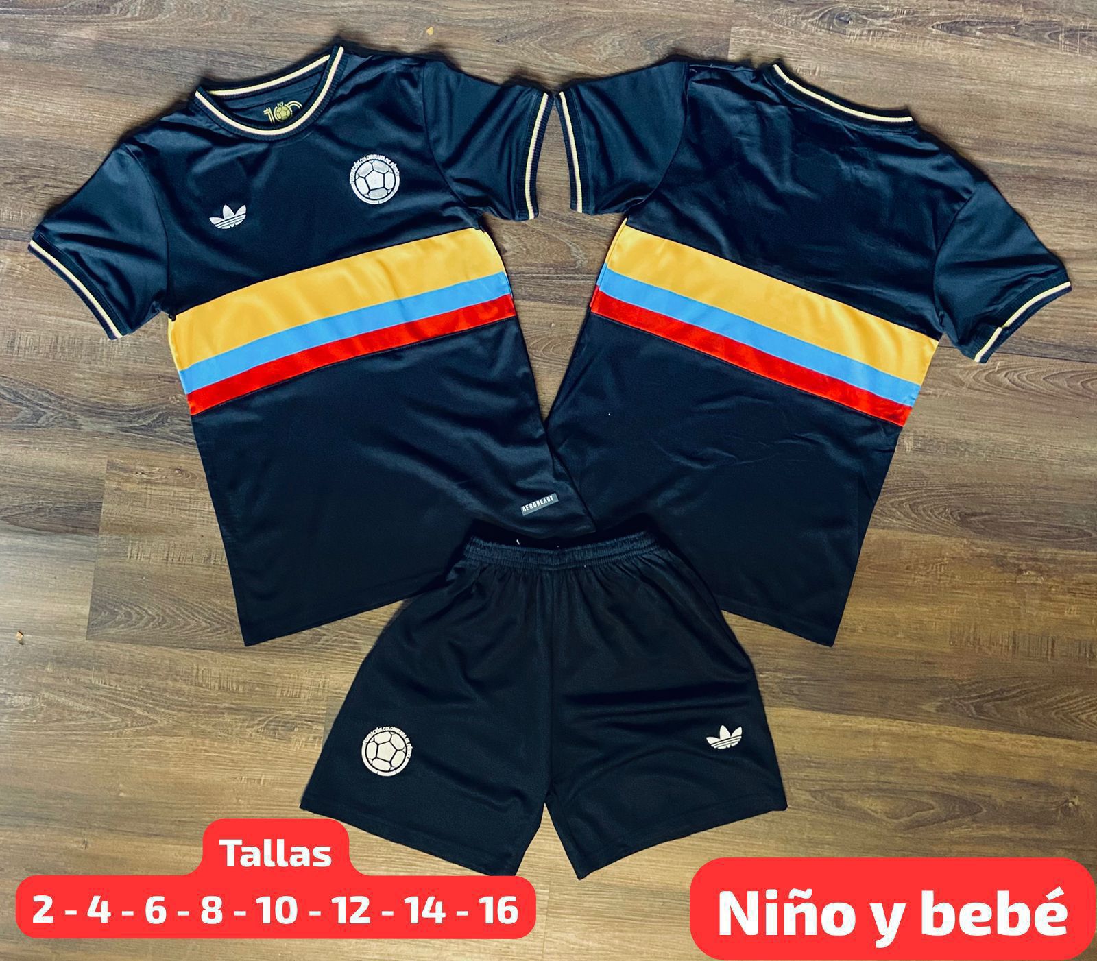 Conjunto De Niño 100 Años Negro Colombia