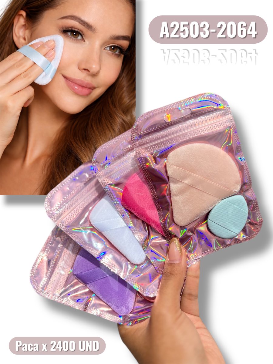 APLICADOR DE MAQUILLAJE 2pcs A2503-2064