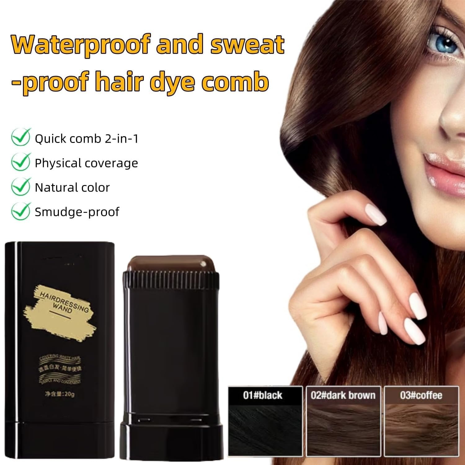 Tinte para Cabello Tapa Canas #1 DDD