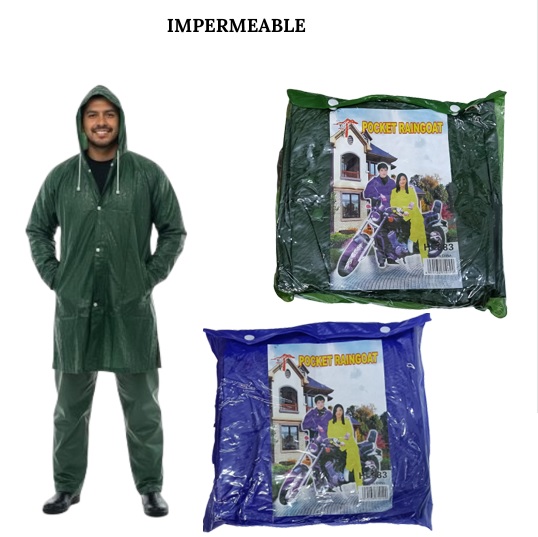 Impermeable Poncho Moto Bicicleta